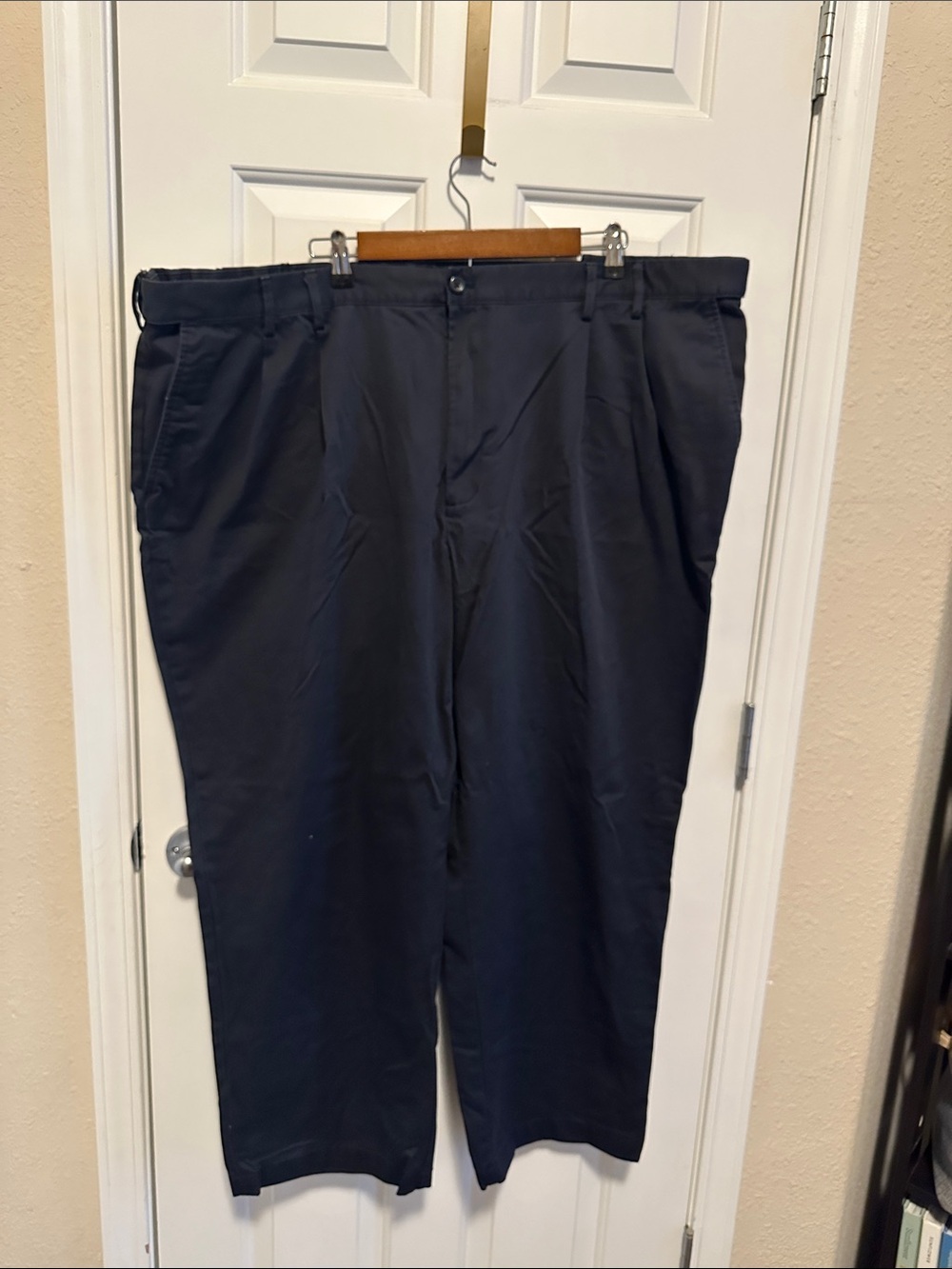 Izod Men's Navy Chinos - Classic Straight Fit